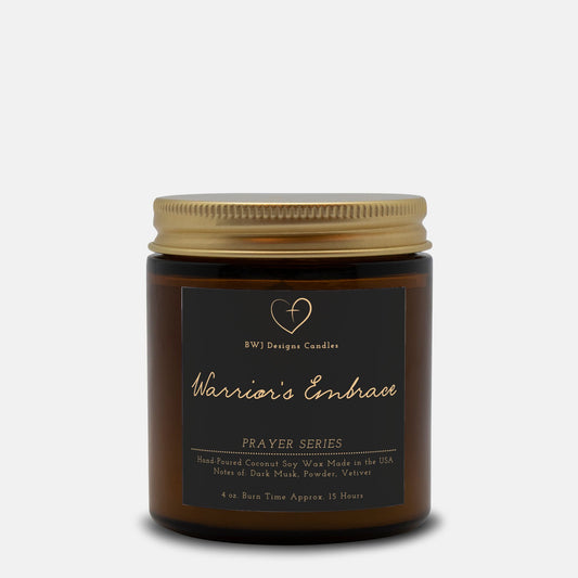 Candle Amber Jar 4oz